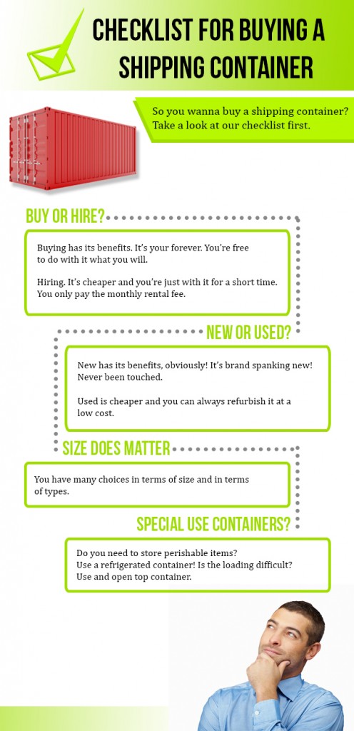 Checklist For Buying A Shipping Container